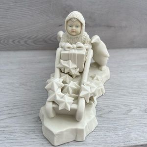 Department 56 Snowbabies “Wait For Me Figurine #6812-8 in Original Box